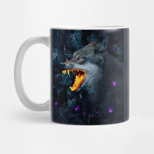 Gold Wolf Mug